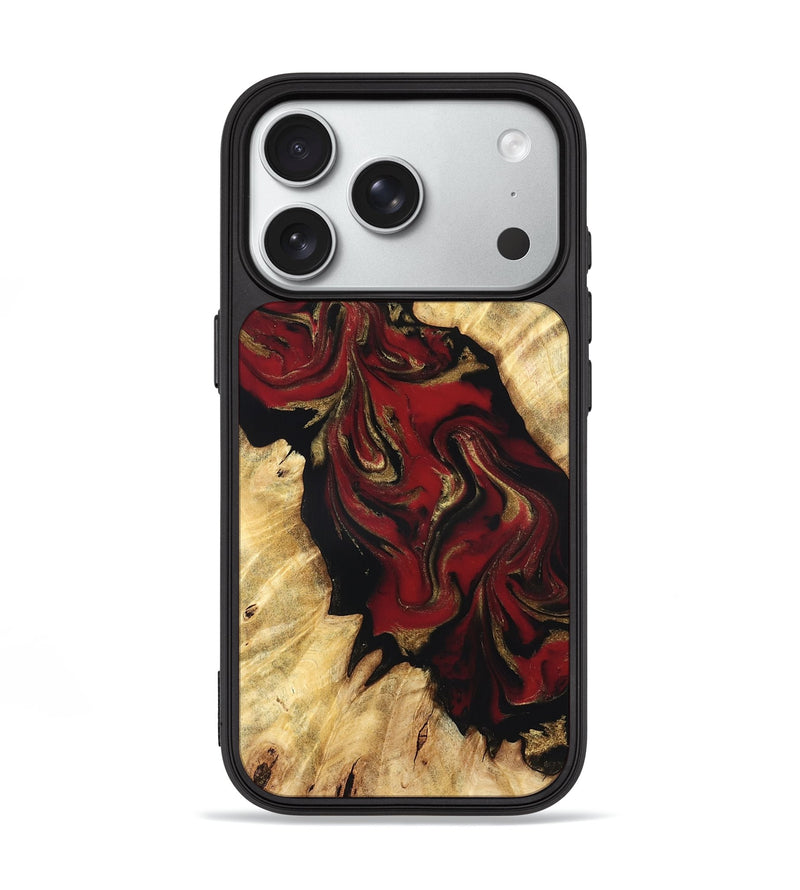 iPhone 18 Pro Wood Phone Case - Athena (Red, 832122)
