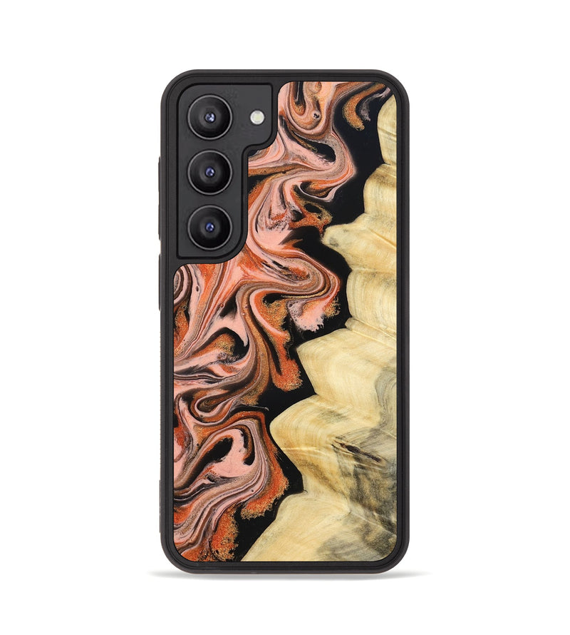Galaxy S23 Wood Phone Case - Kunta (Red, 832123)