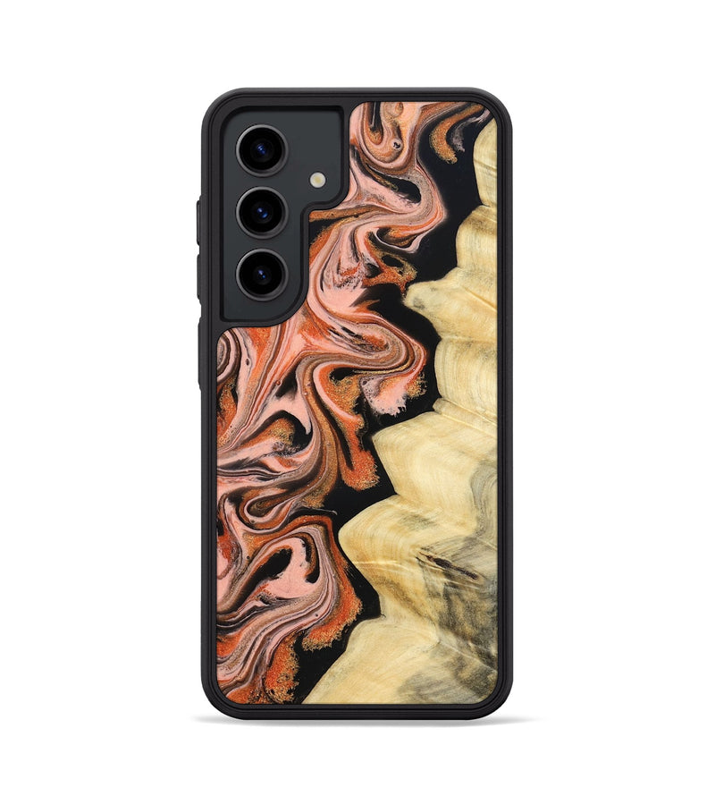 Galaxy S24 Wood Phone Case - Kunta (Red, 832123)