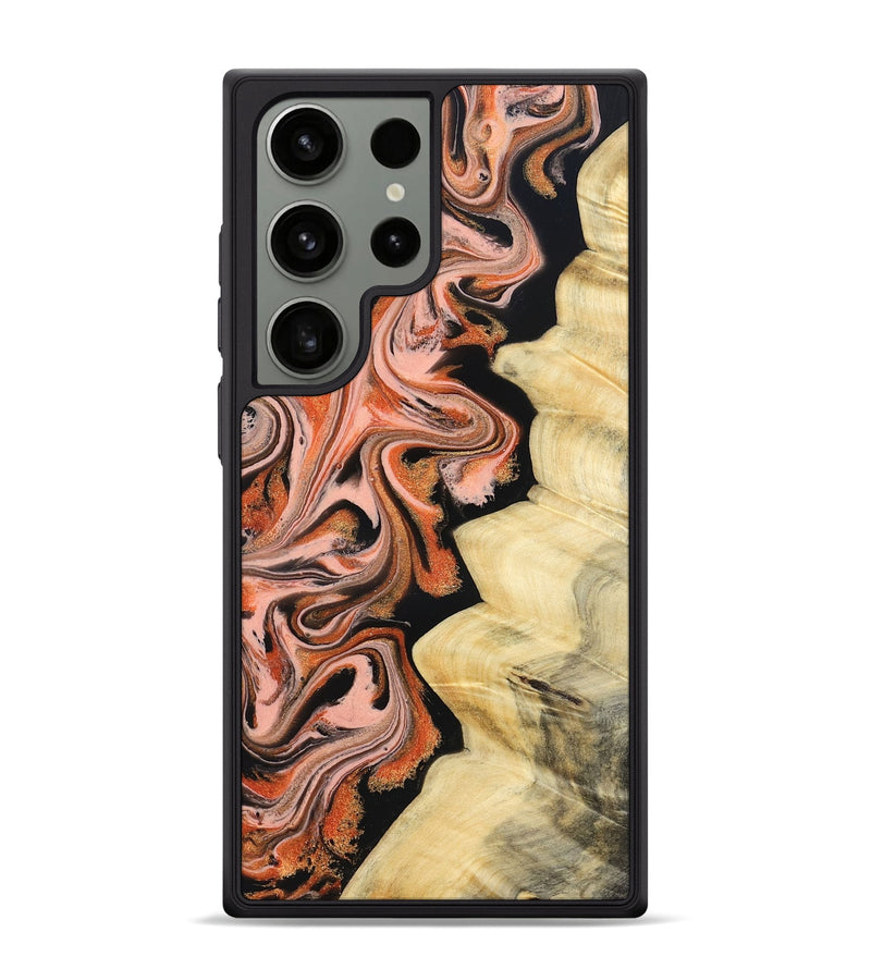 Galaxy S24 Ultra Wood Phone Case - Kunta (Red, 832123)