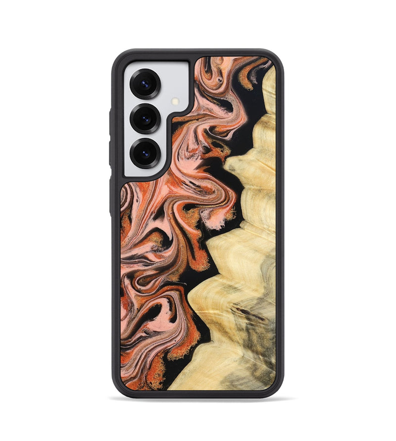 Galaxy S25 Wood Phone Case - Kunta (Red, 832123)