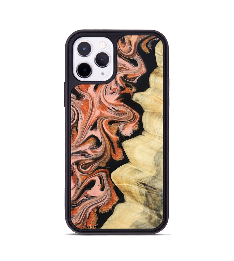 iPhone 11 Pro Wood Phone Case - Kunta (Red, 832123)