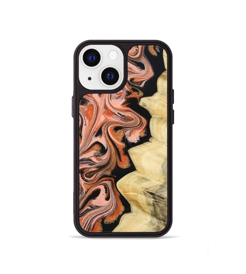 iPhone 13 mini Wood Phone Case - Kunta (Red, 832123)
