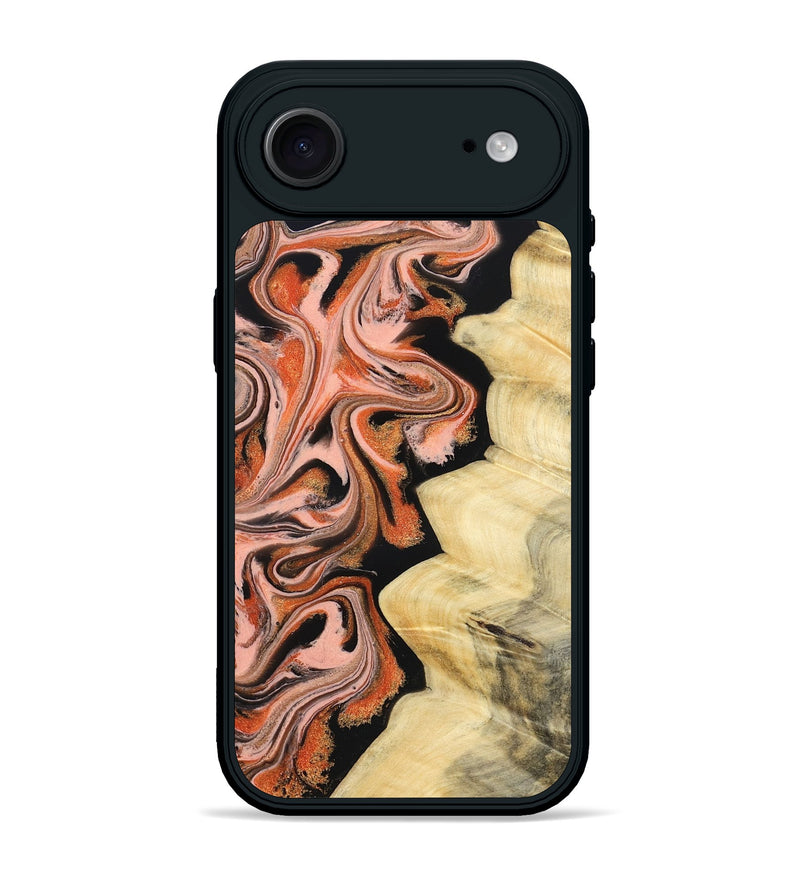 iPhone 17 Air Wood Phone Case - Kunta (Red, 832123)