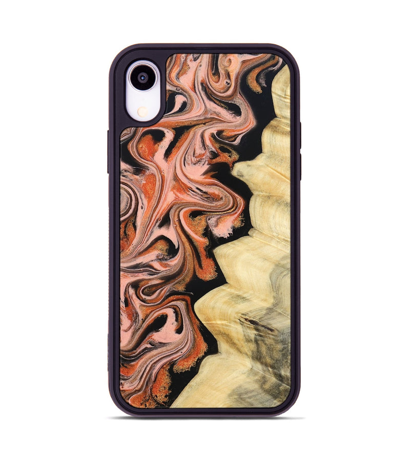 iPhone Xr Wood Phone Case - Kunta (Red, 832123)