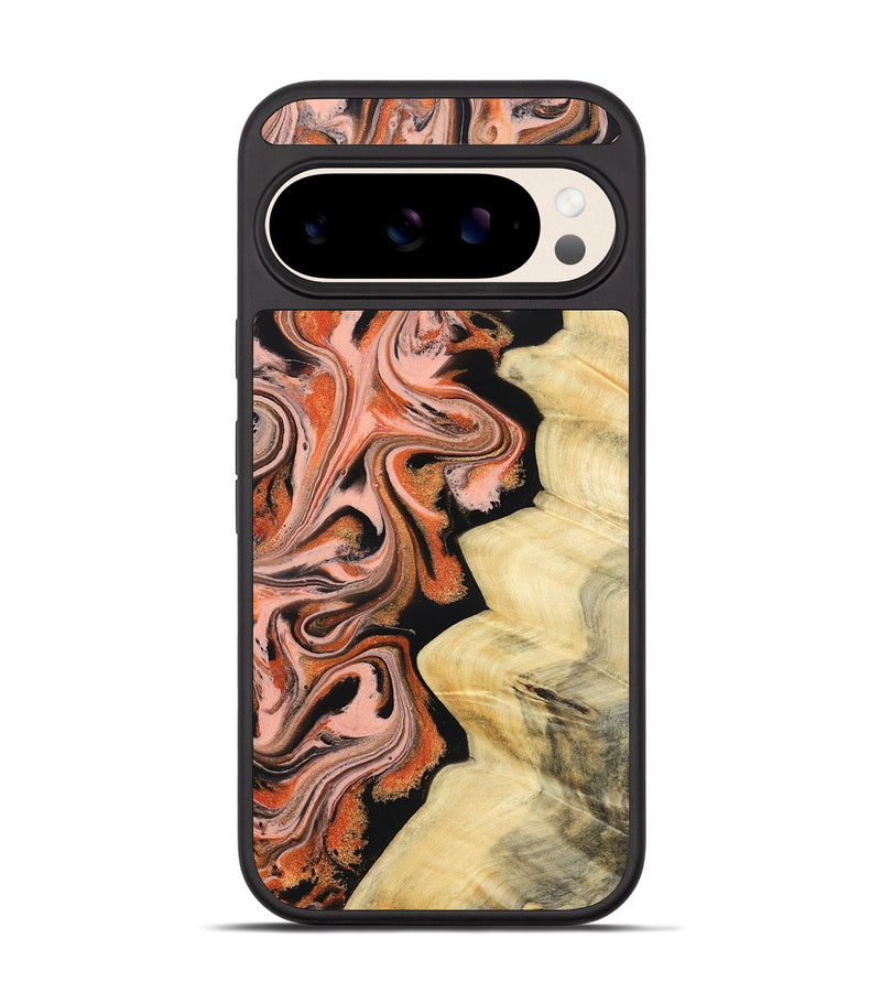 Pixel 10 Wood Phone Case - Kunta (Red, 832123)