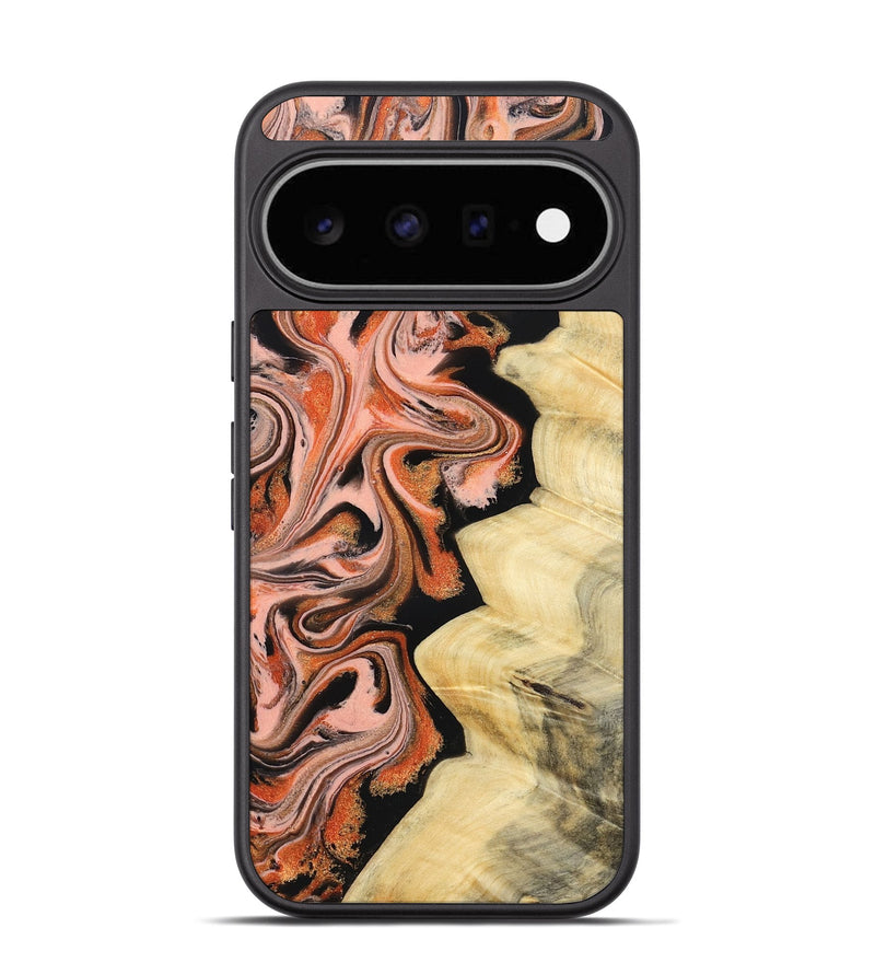Pixel 11 Wood Phone Case - Kunta (Red, 832123)