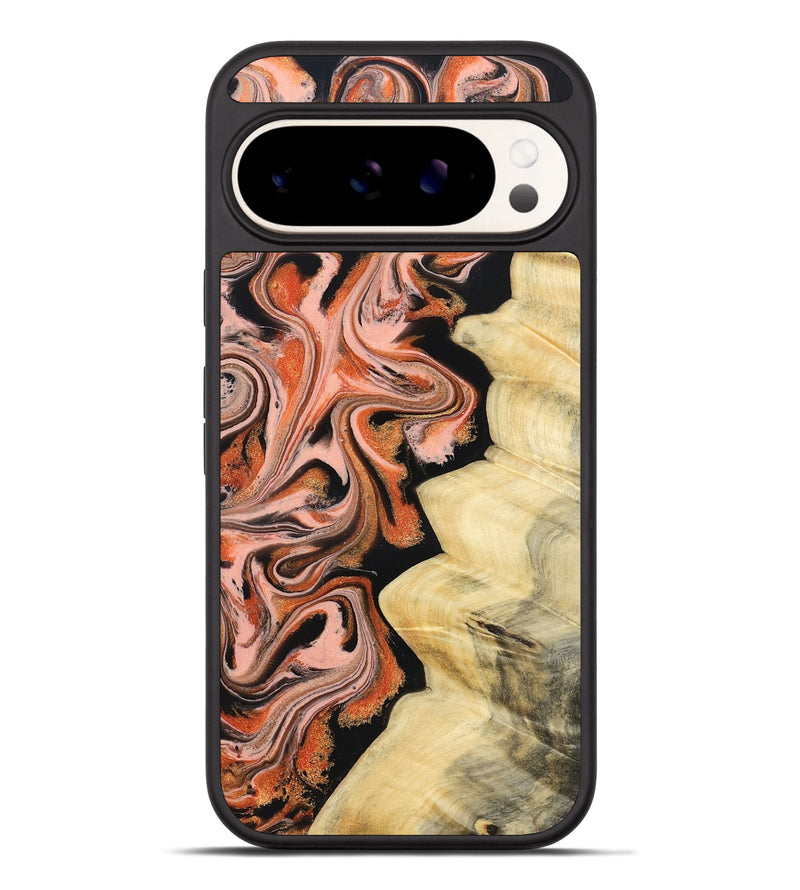 Pixel 9 Pro XL Wood Phone Case - Kunta (Red, 832123)