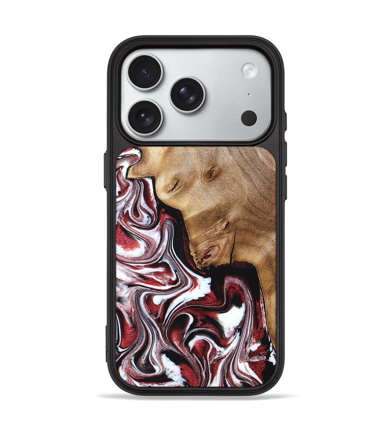 iPhone 18 Pro Wood Phone Case - Paola (Red, 832124)