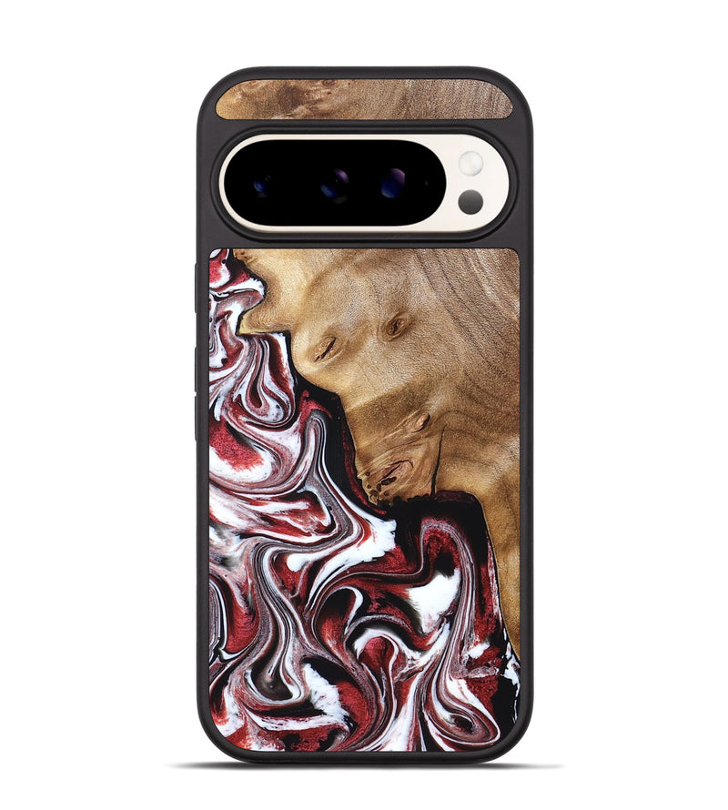 Pixel 9 Pro Wood Phone Case - Paola (Red, 832124)