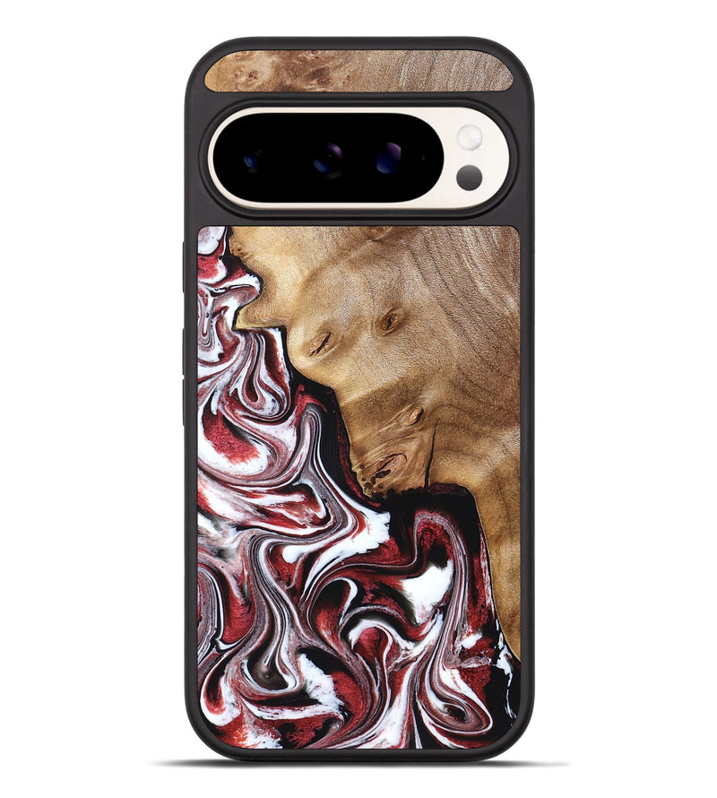 Pixel 9 Pro XL Wood Phone Case - Paola (Red, 832124)