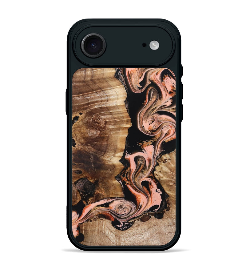 iPhone 17 Air Wood Phone Case - Devonta (Black & White, 832125)