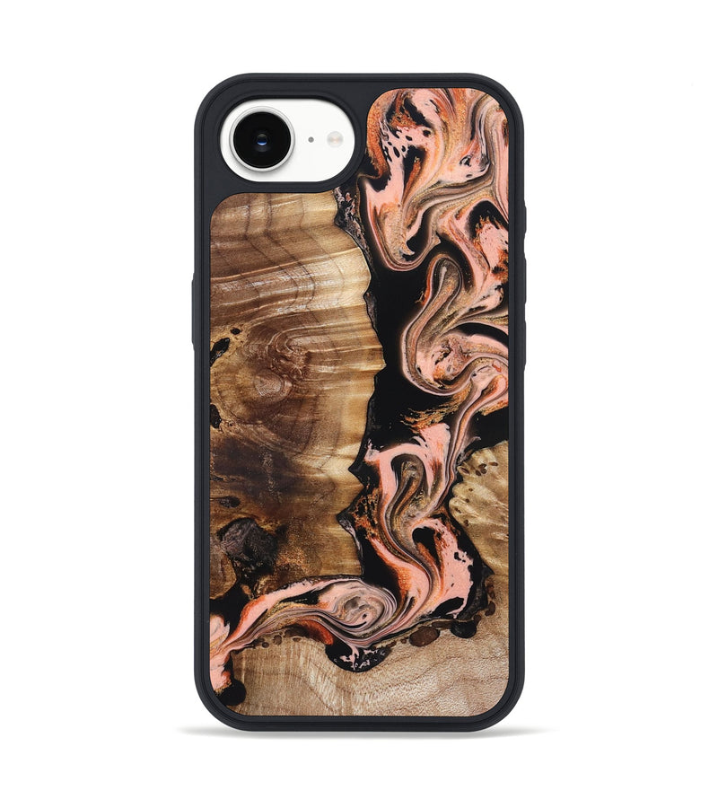 iPhone 17e Wood Phone Case - Devonta (Black & White, 832125)