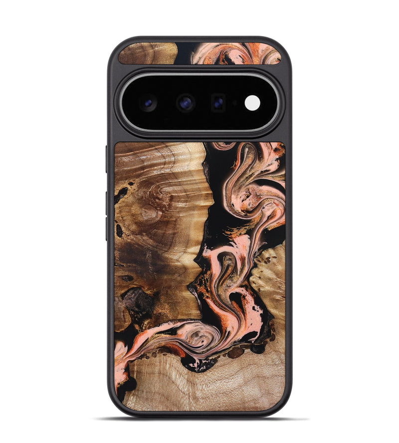 Pixel 11 Pro Wood Phone Case - Devonta (Black & White, 832125)