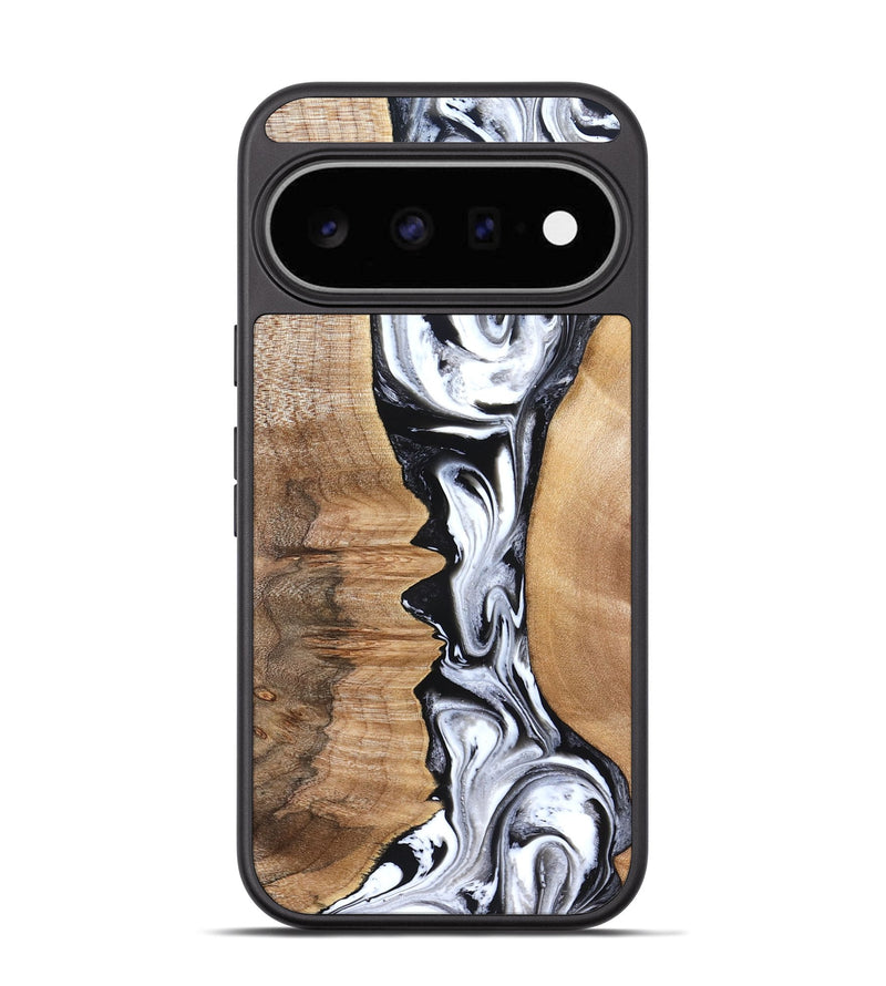 Pixel 11 Wood Phone Case - Rubin (Black & White, 832126)