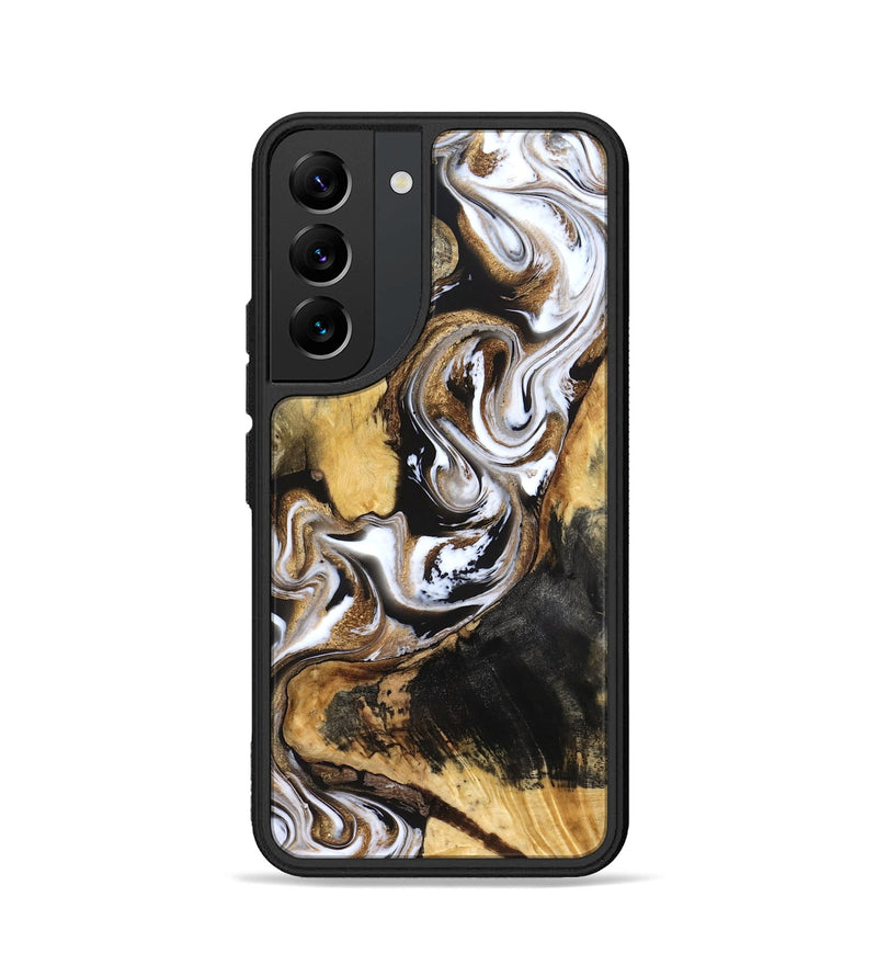 Galaxy S22 Wood Phone Case - Norma (Black & White, 832127)