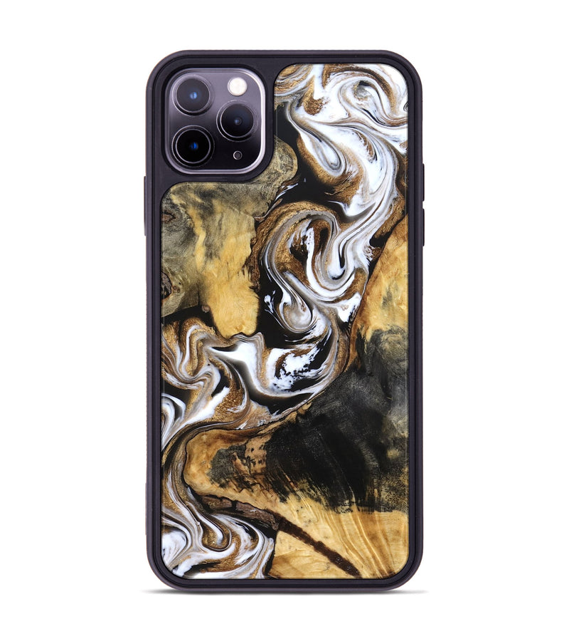 iPhone 11 Pro Max Wood Phone Case - Norma (Black & White, 832127)