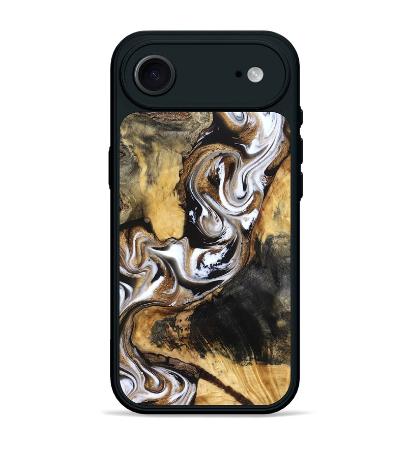 iPhone 17 Air Wood Phone Case - Norma (Black & White, 832127)