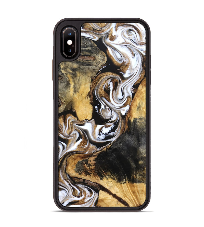 iPhone Xs Max Wood Phone Case - Norma (Black & White, 832127)