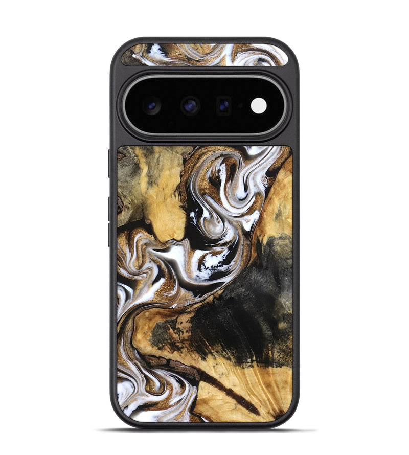 Pixel 11 Pro Wood Phone Case - Norma (Black & White, 832127)