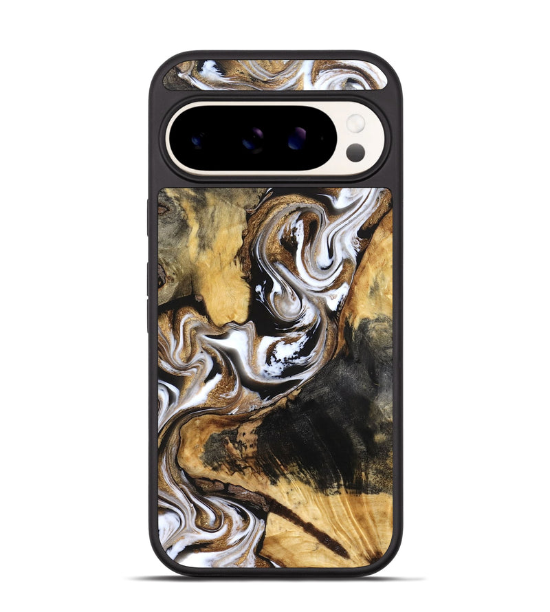Pixel 9 Wood Phone Case - Norma (Black & White, 832127)