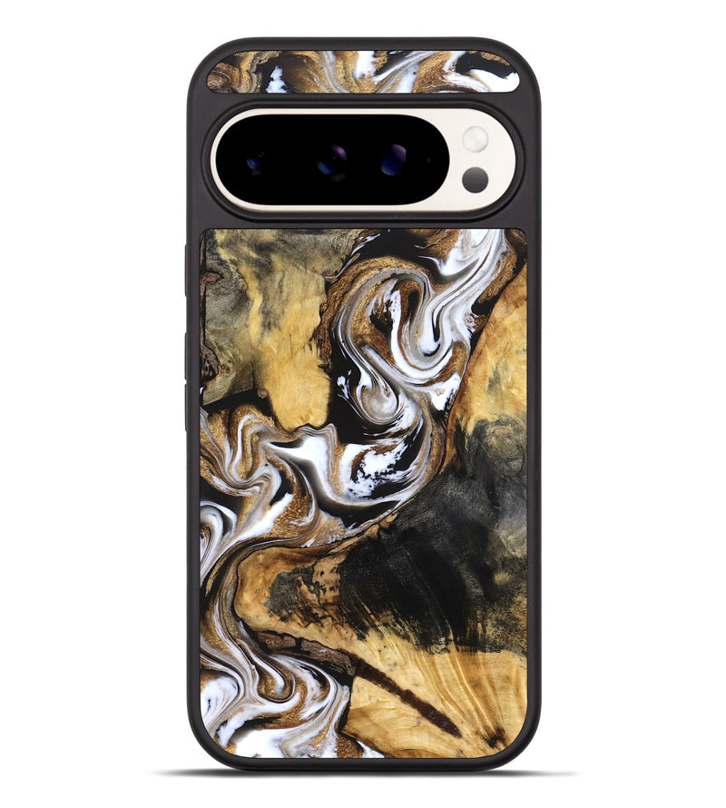 Pixel 9 Pro XL Wood Phone Case - Norma (Black & White, 832127)