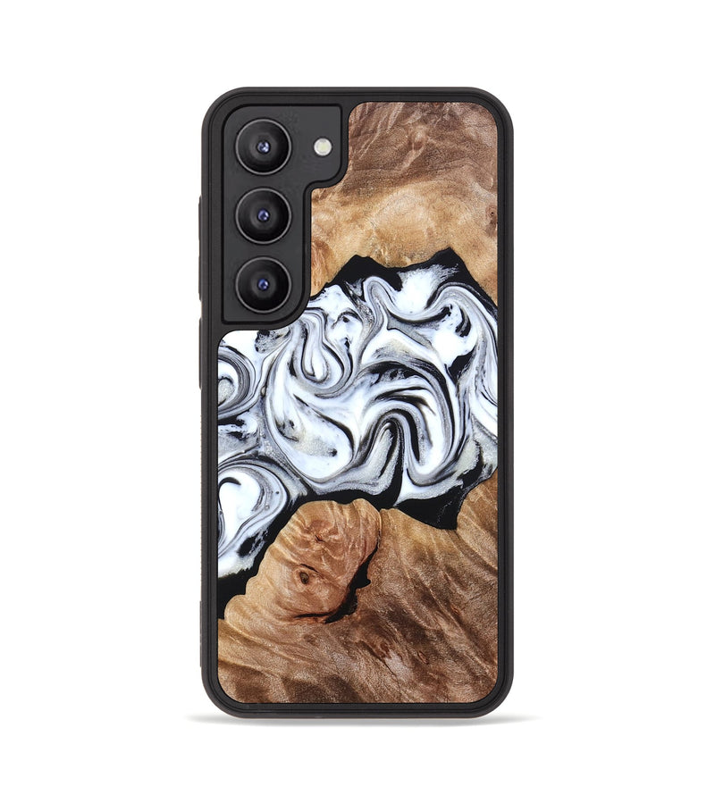 Galaxy S23 Wood Phone Case - Dian (Black & White, 832128)