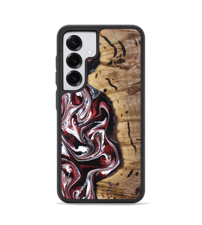 Galaxy S25 Wood Phone Case - Milena (Red, 832129)