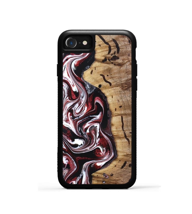 iPhone SE Wood Phone Case - Milena (Red, 832129)