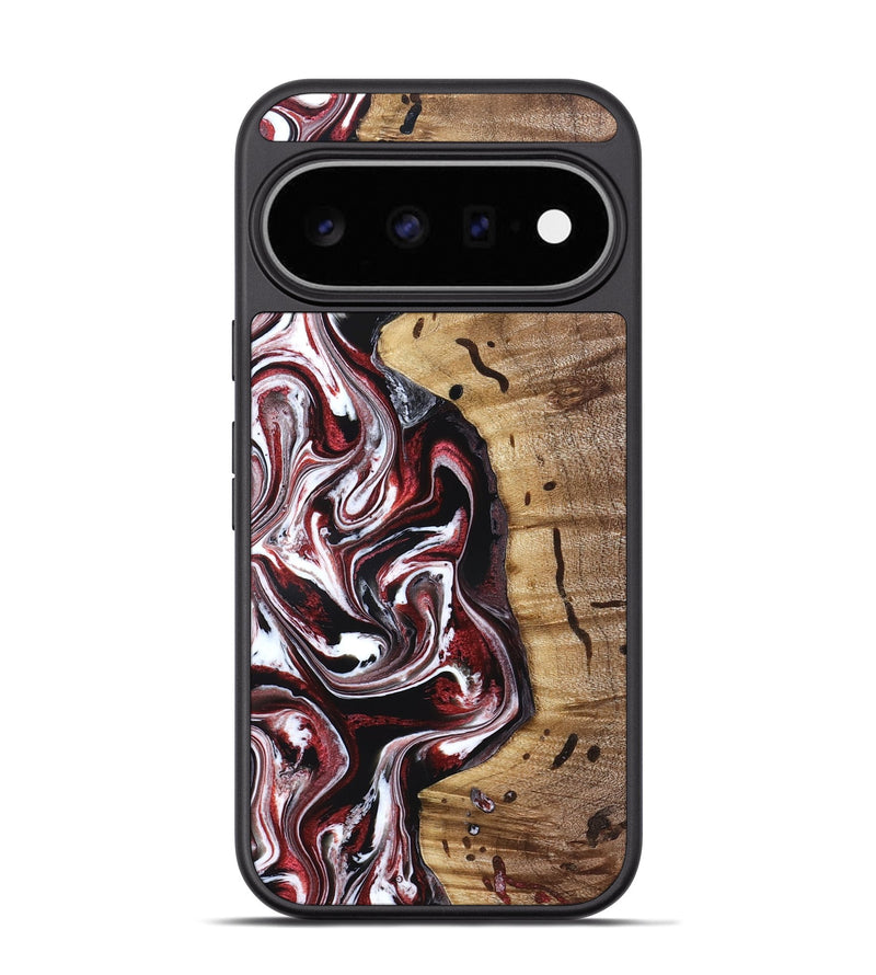 Pixel 11 Pro Wood Phone Case - Milena (Red, 832129)