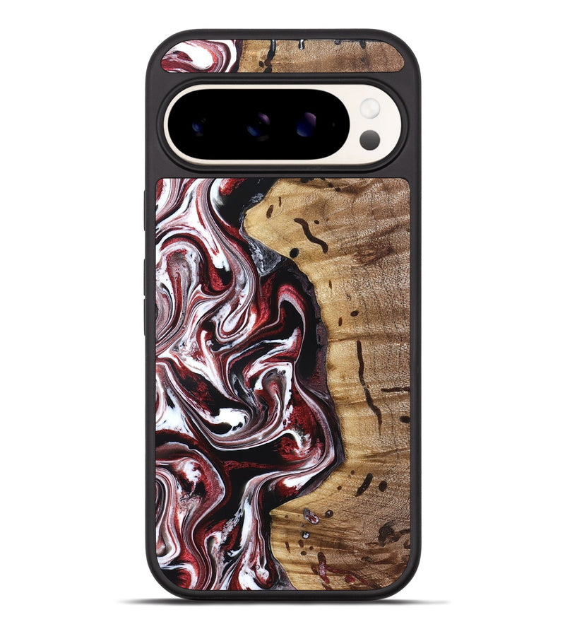 Pixel 9 Pro XL Wood Phone Case - Milena (Red, 832129)