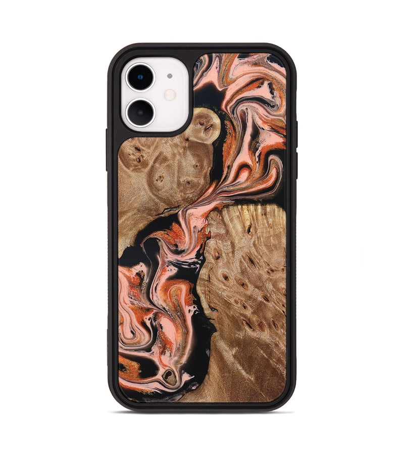 iPhone 11 Wood Phone Case - Skye (Red, 832130)