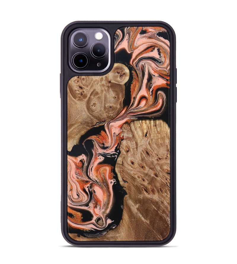 iPhone 11 Pro Max Wood Phone Case - Skye (Red, 832130)