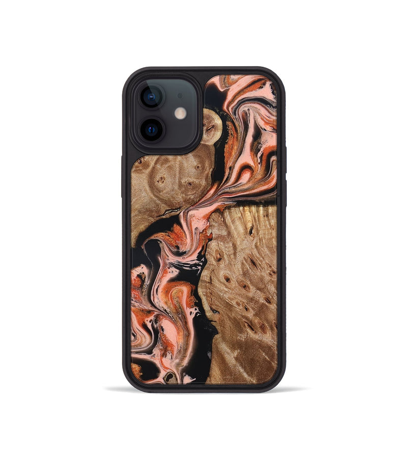 iPhone 12 mini Wood Phone Case - Skye (Red, 832130)