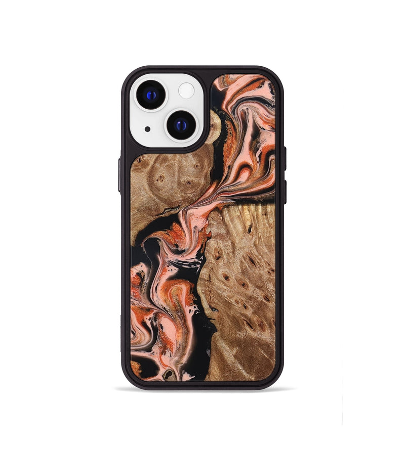 iPhone 13 mini Wood Phone Case - Skye (Red, 832130)