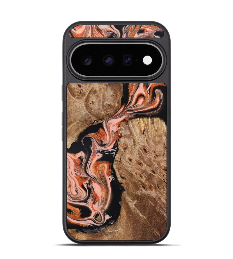 Pixel 11 Pro Wood Phone Case - Skye (Red, 832130)