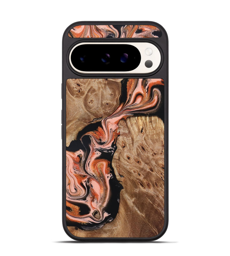 Pixel 9 Pro Wood Phone Case - Skye (Red, 832130)