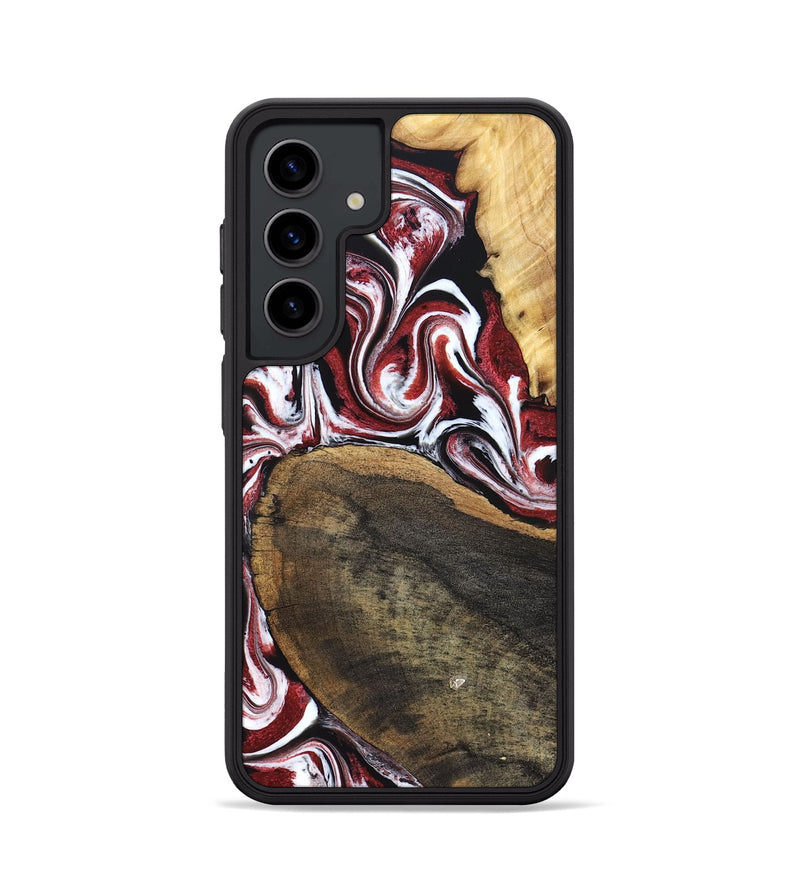 Galaxy S24 Wood Phone Case - Seamus (Red, 832131)