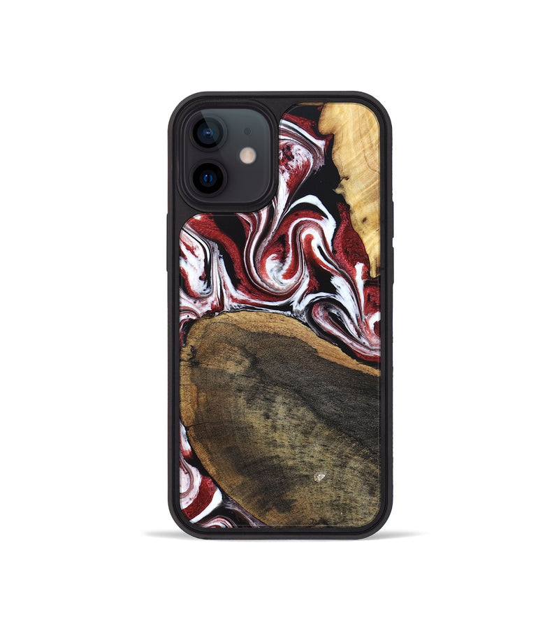 iPhone 12 mini Wood Phone Case - Seamus (Red, 832131)