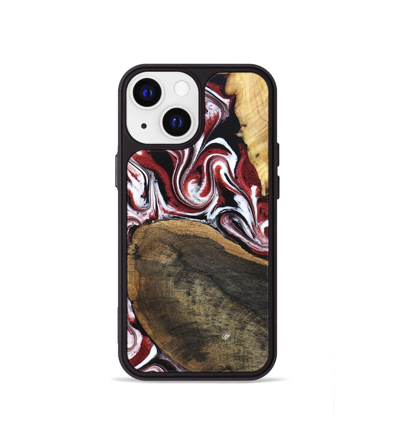 iPhone 13 mini Wood Phone Case - Seamus (Red, 832131)