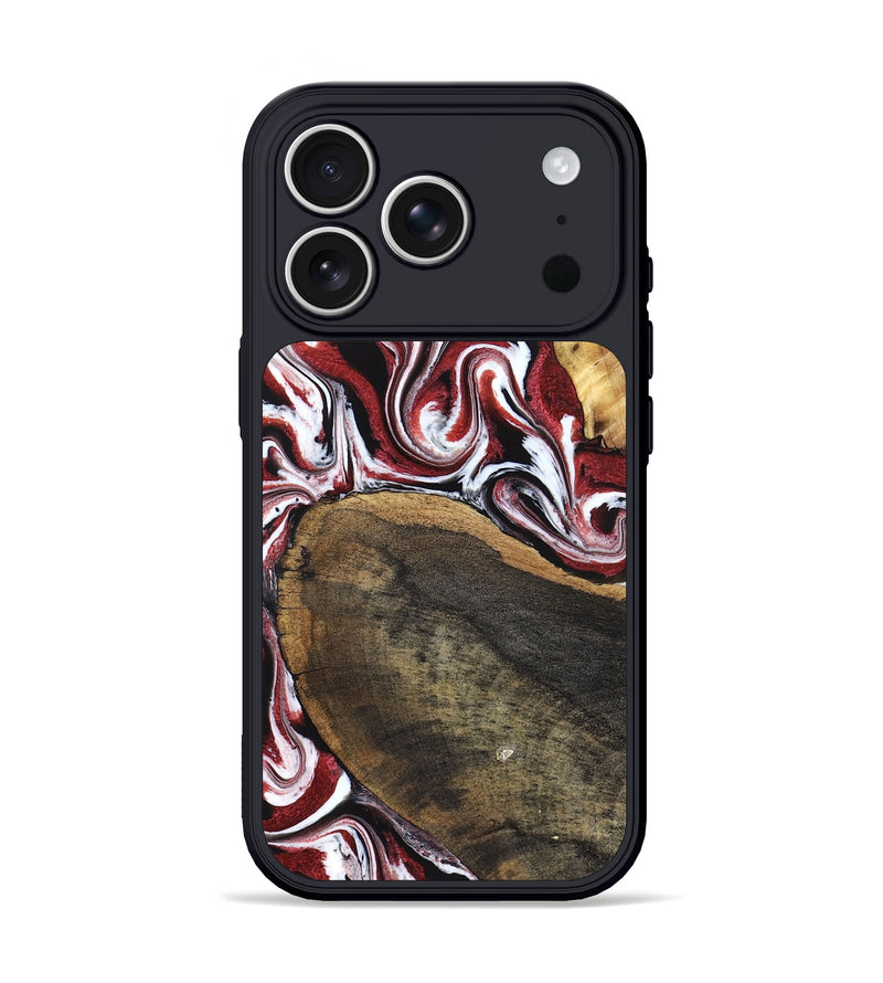 iPhone 17 Pro Wood Phone Case - Seamus (Red, 832131)