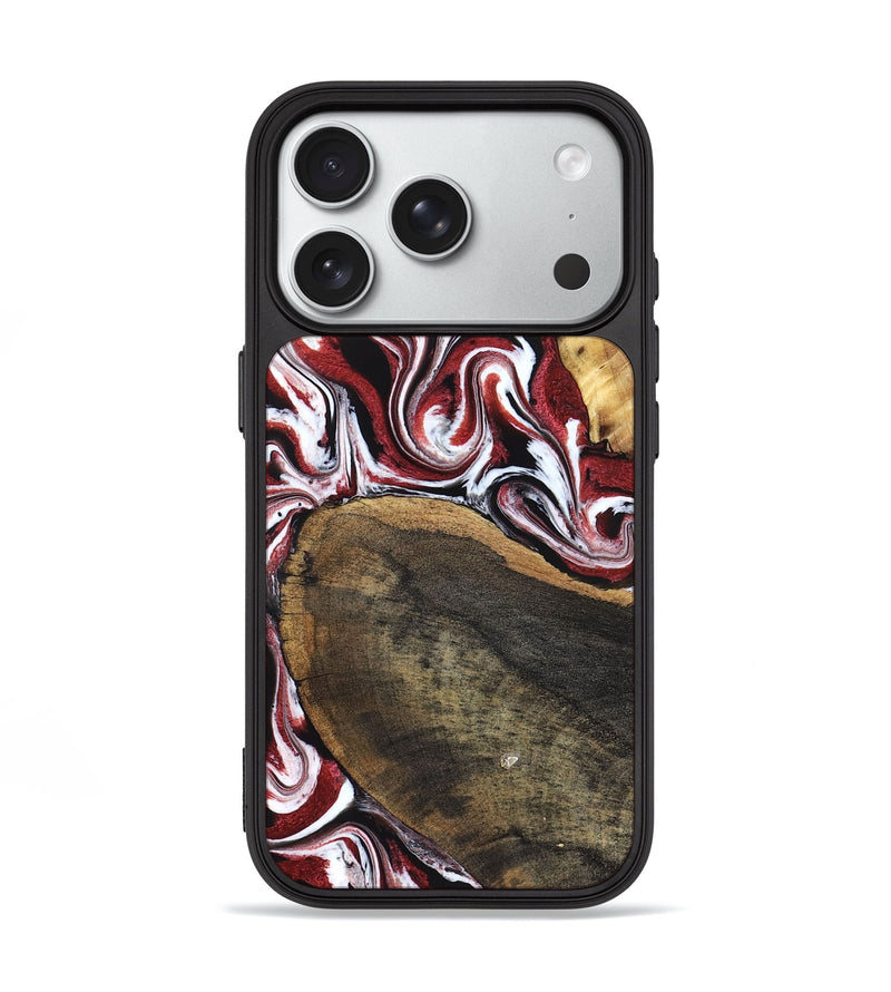 iPhone 18 Pro Wood Phone Case - Seamus (Red, 832131)