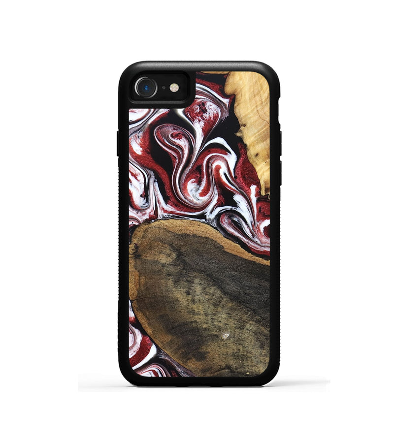 iPhone SE Wood Phone Case - Seamus (Red, 832131)