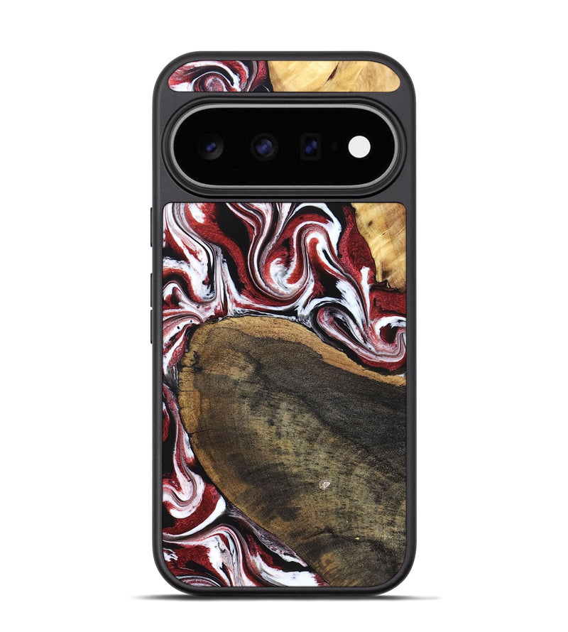 Pixel 11 Pro Wood Phone Case - Seamus (Red, 832131)