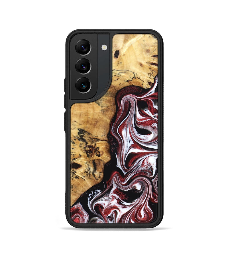 Galaxy S22 Wood Phone Case - Miller (Red, 832132)