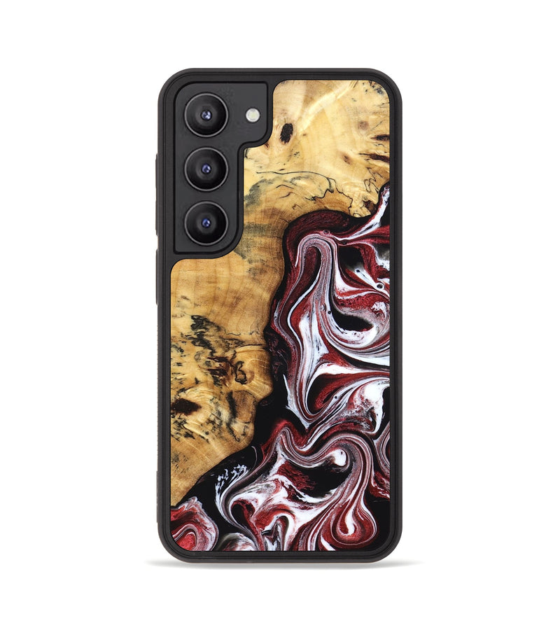 Galaxy S23 Wood Phone Case - Miller (Red, 832132)