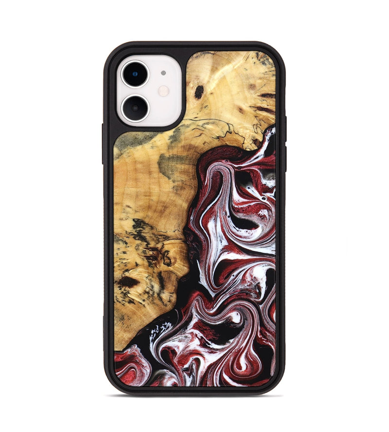 iPhone 11 Wood Phone Case - Miller (Red, 832132)
