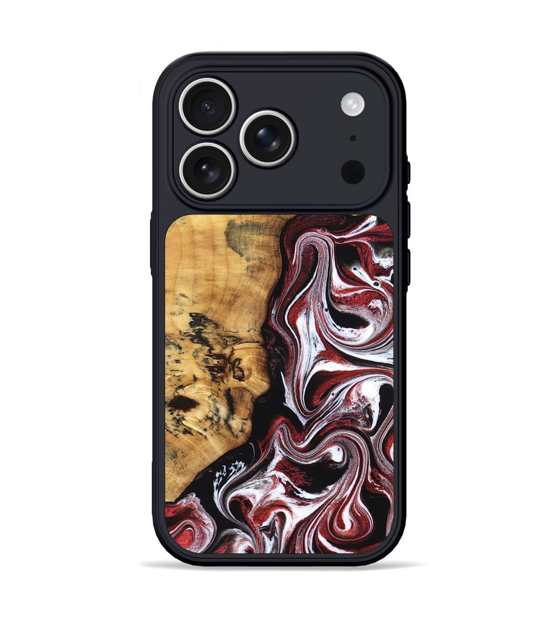 iPhone 17 Pro Wood Phone Case - Miller (Red, 832132)