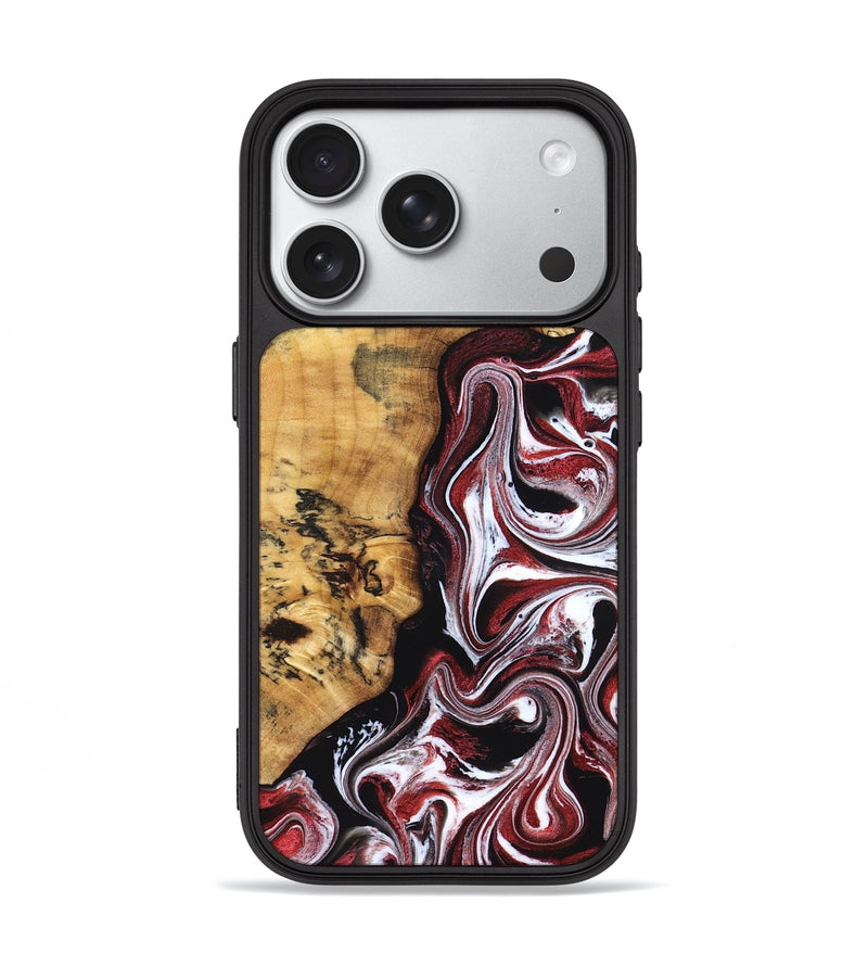 iPhone 18 Pro Wood Phone Case - Miller (Red, 832132)
