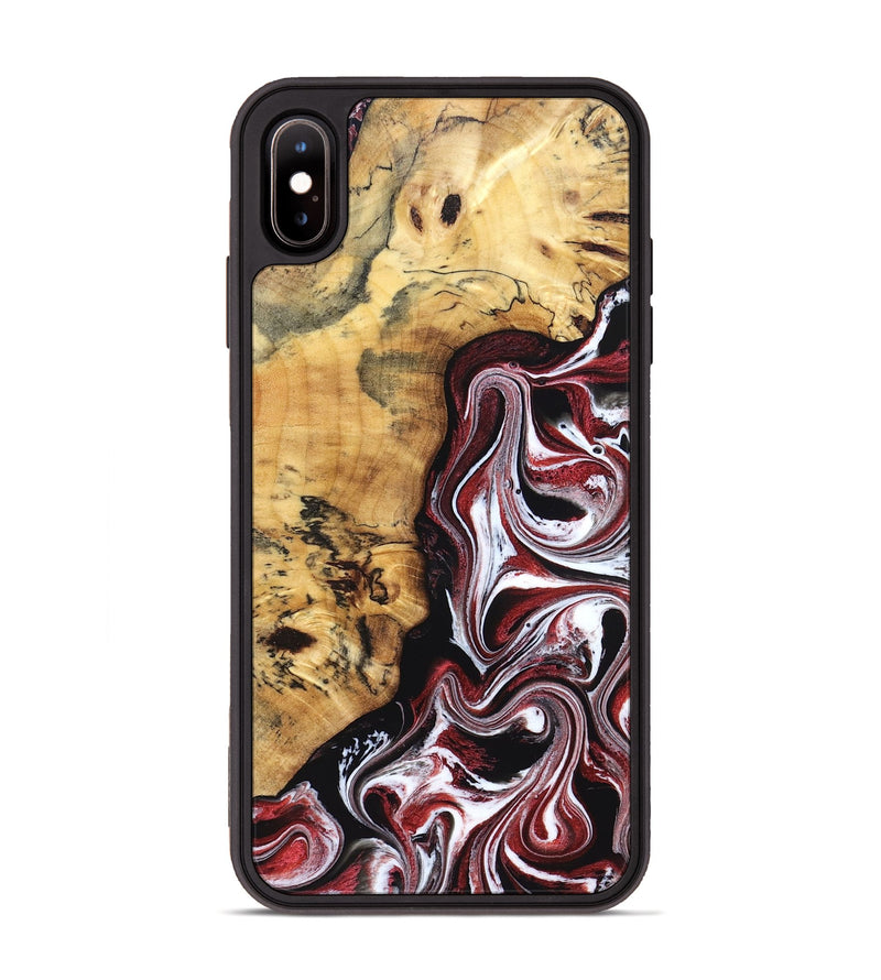 iPhone Xs Max Wood Phone Case - Miller (Red, 832132)